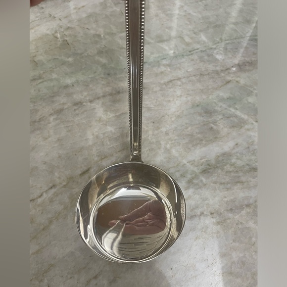 Sterling Silver Soup Ladle, 11”, MINT Condition, Russian Made - Picture 3 of 7